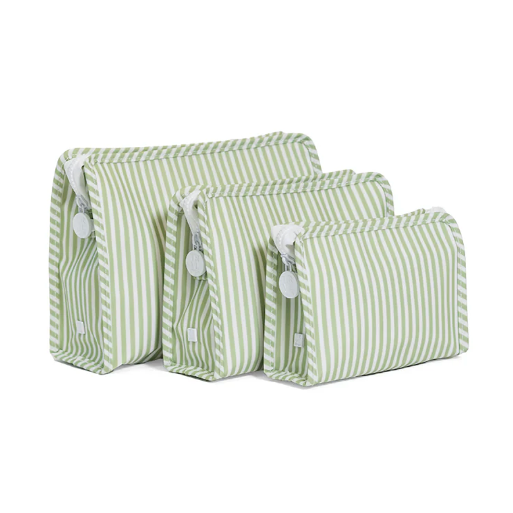 Sage Pimlico Stripe Roadie Pouch