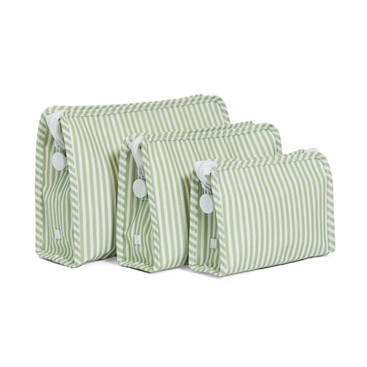 Sage Pimlico Stripe Roadie Pouch