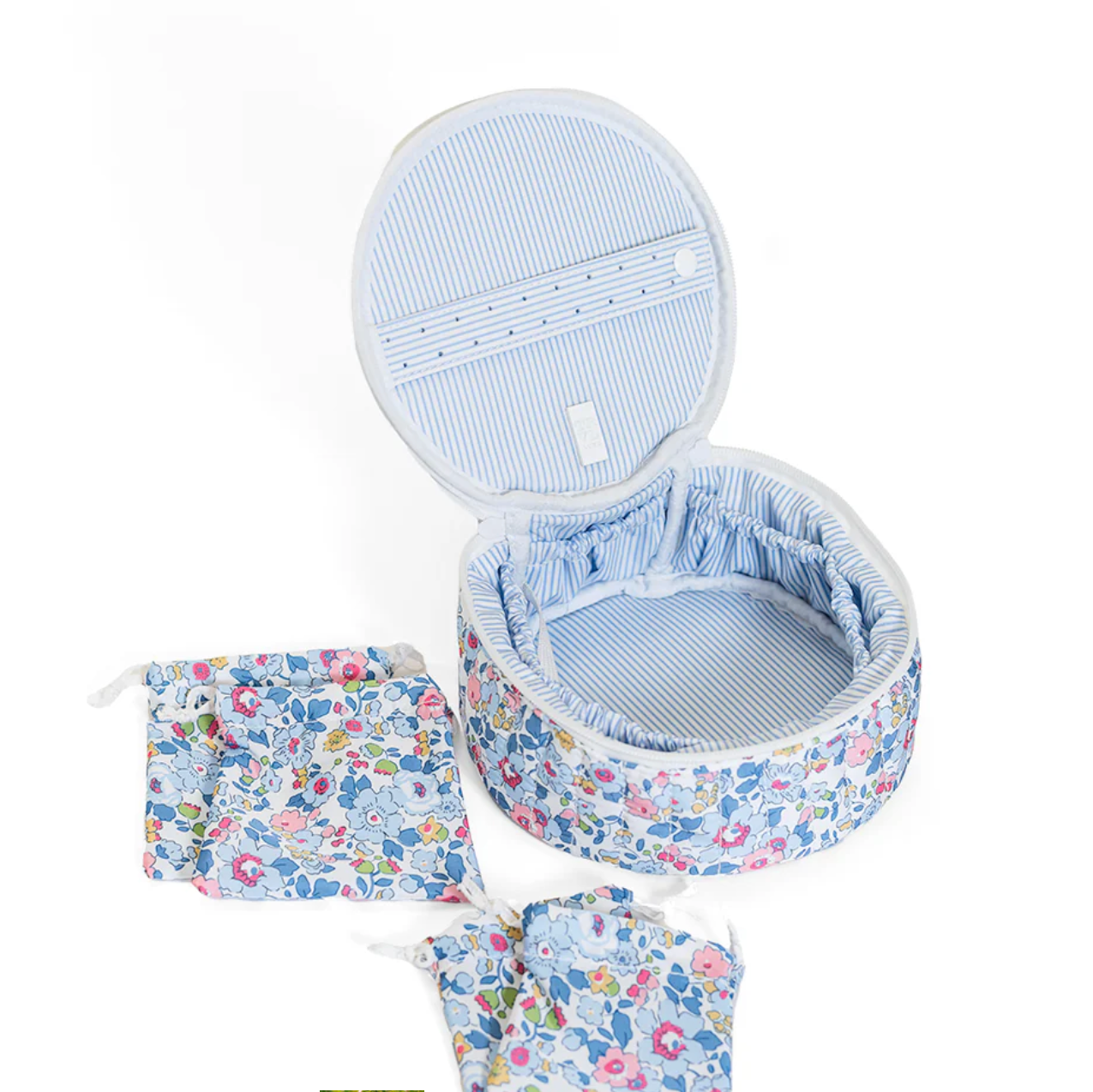 Bridgehampton Floral Quilted Jewelry Round