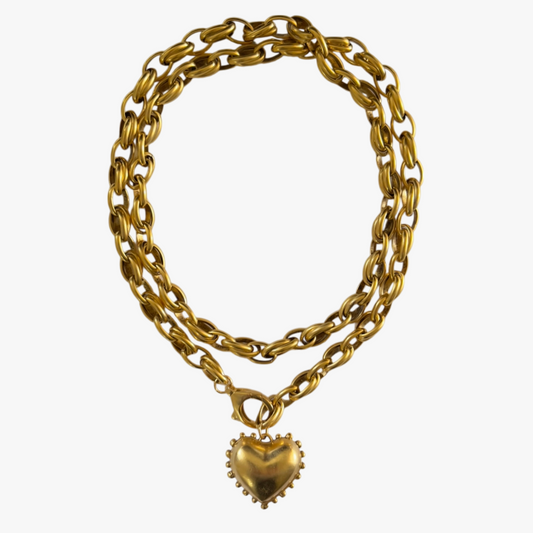 Marley Dotted Heart Necklace