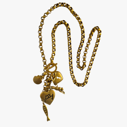 August Layered Charm Necklace