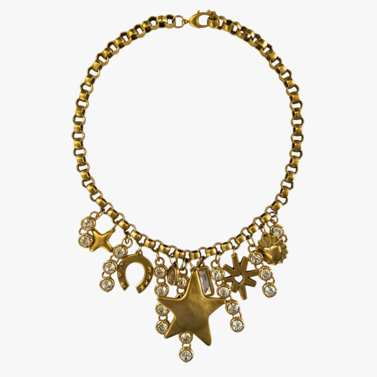 Stevie Rhinestone Star Necklace