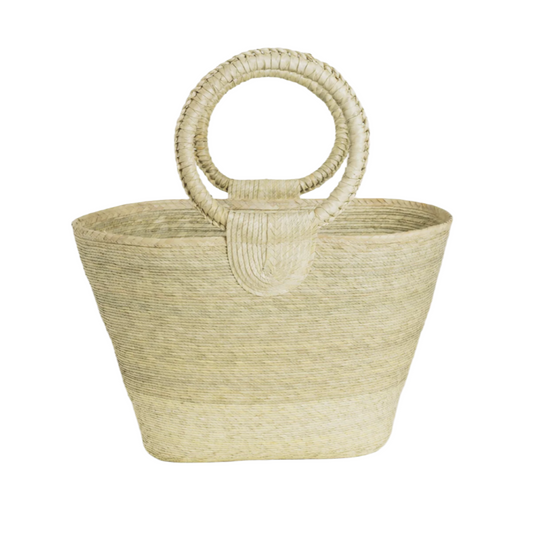 Palm Round Handle Tote