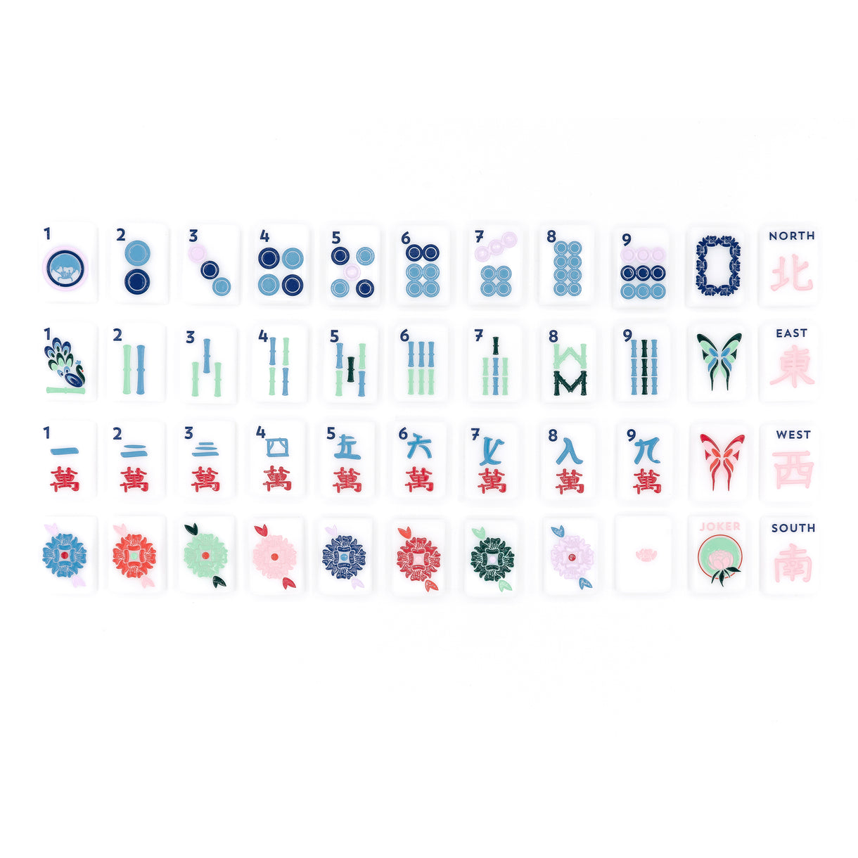 White House Mahjong Tiles