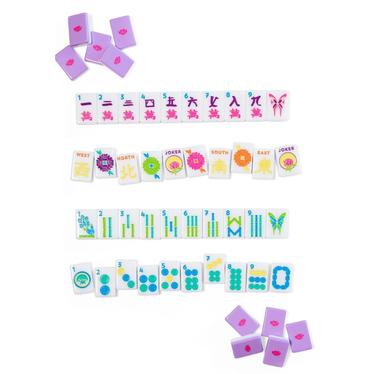 The Brights! Lilac House Mahjong Tiles