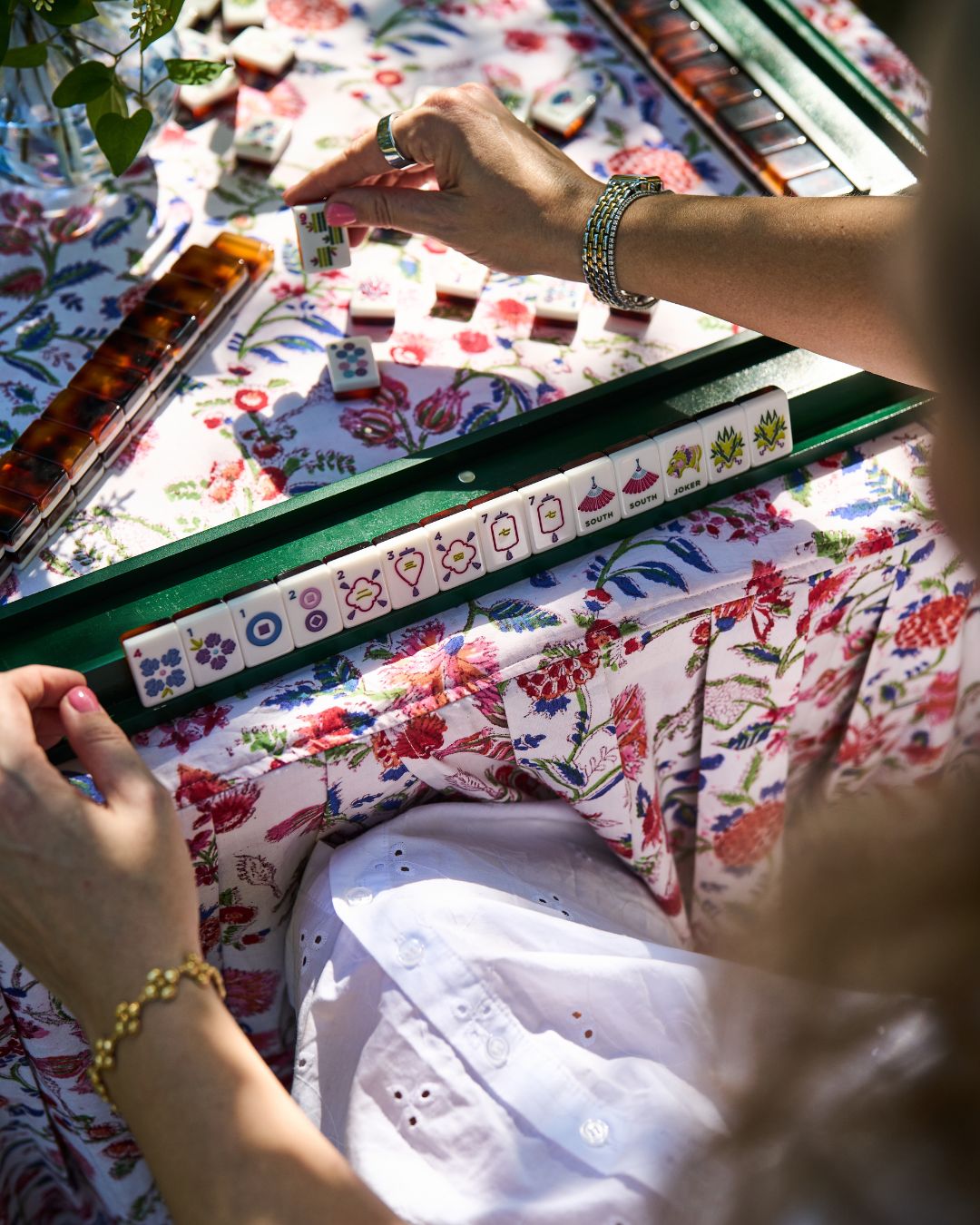 Jacqueline Game Table Skirt