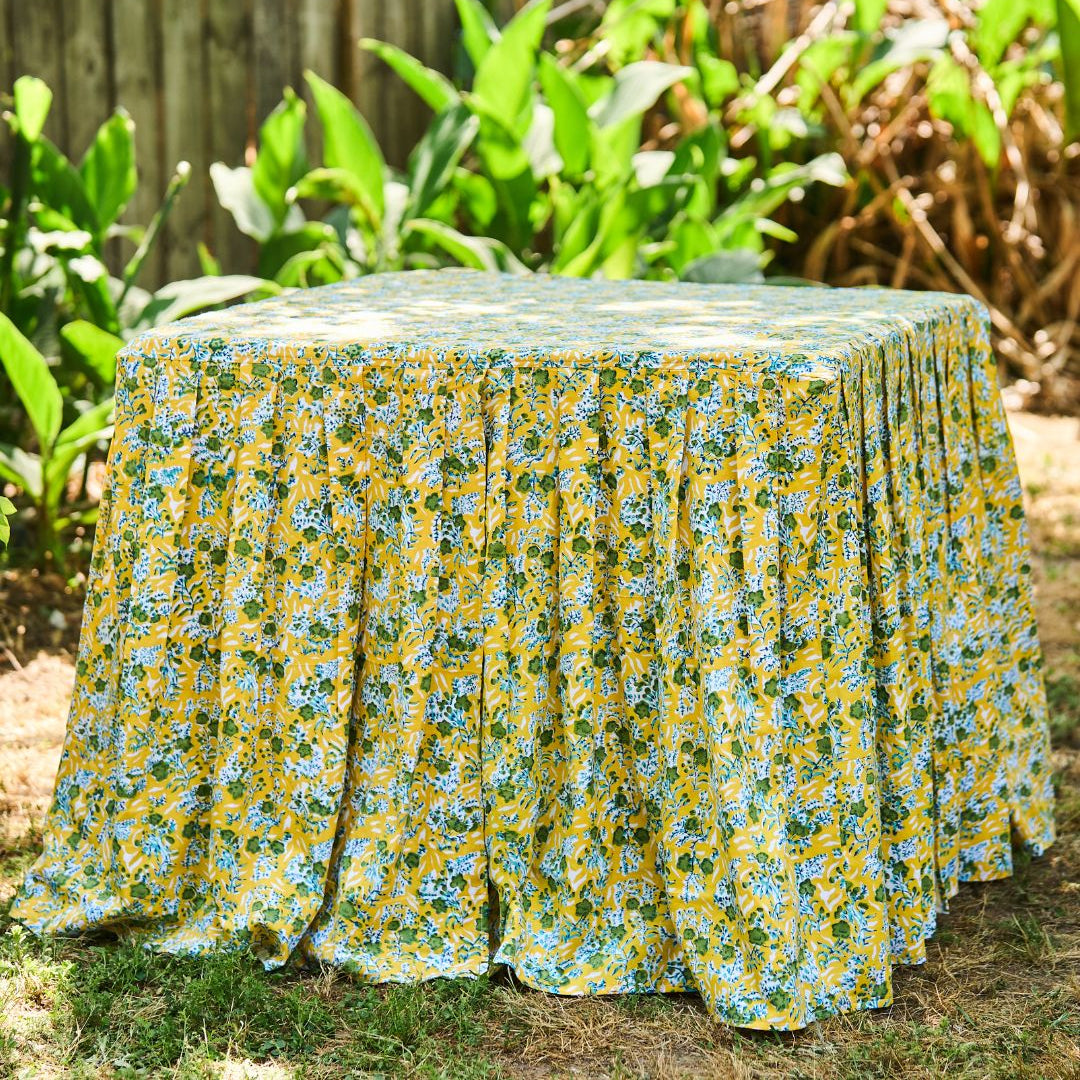 Lauren Game Table Skirt