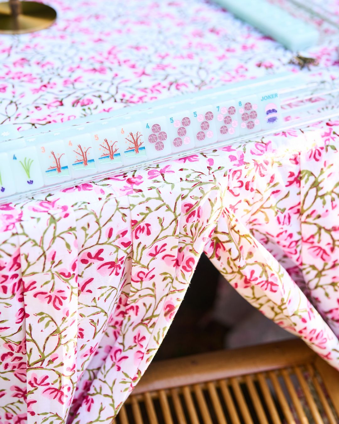 Elizabeth Game Table Skirt