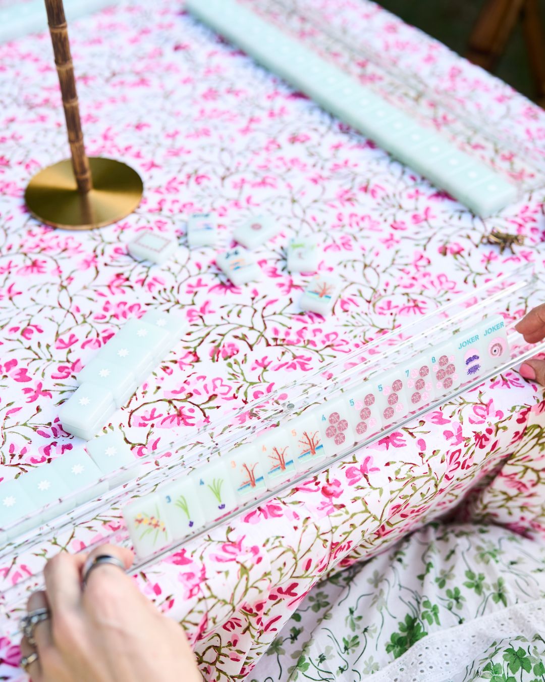 Elizabeth Game Table Skirt