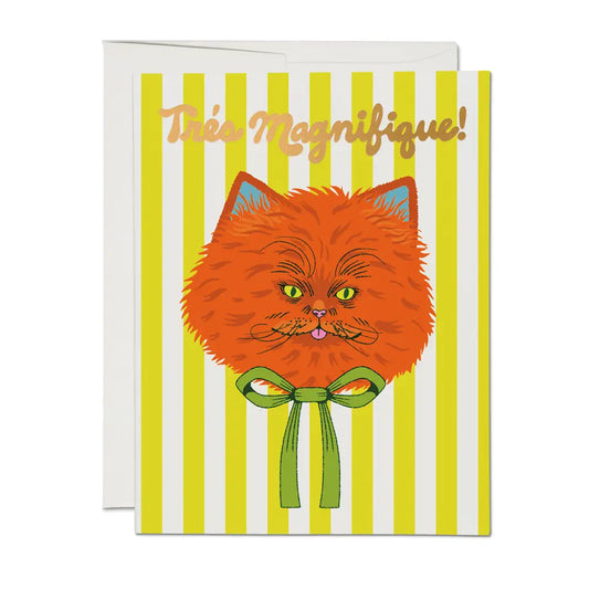 Trés Magnifique Friendship Greeting Card