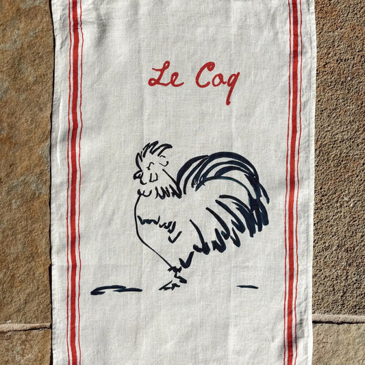 Le Coq Linen Tea Towel