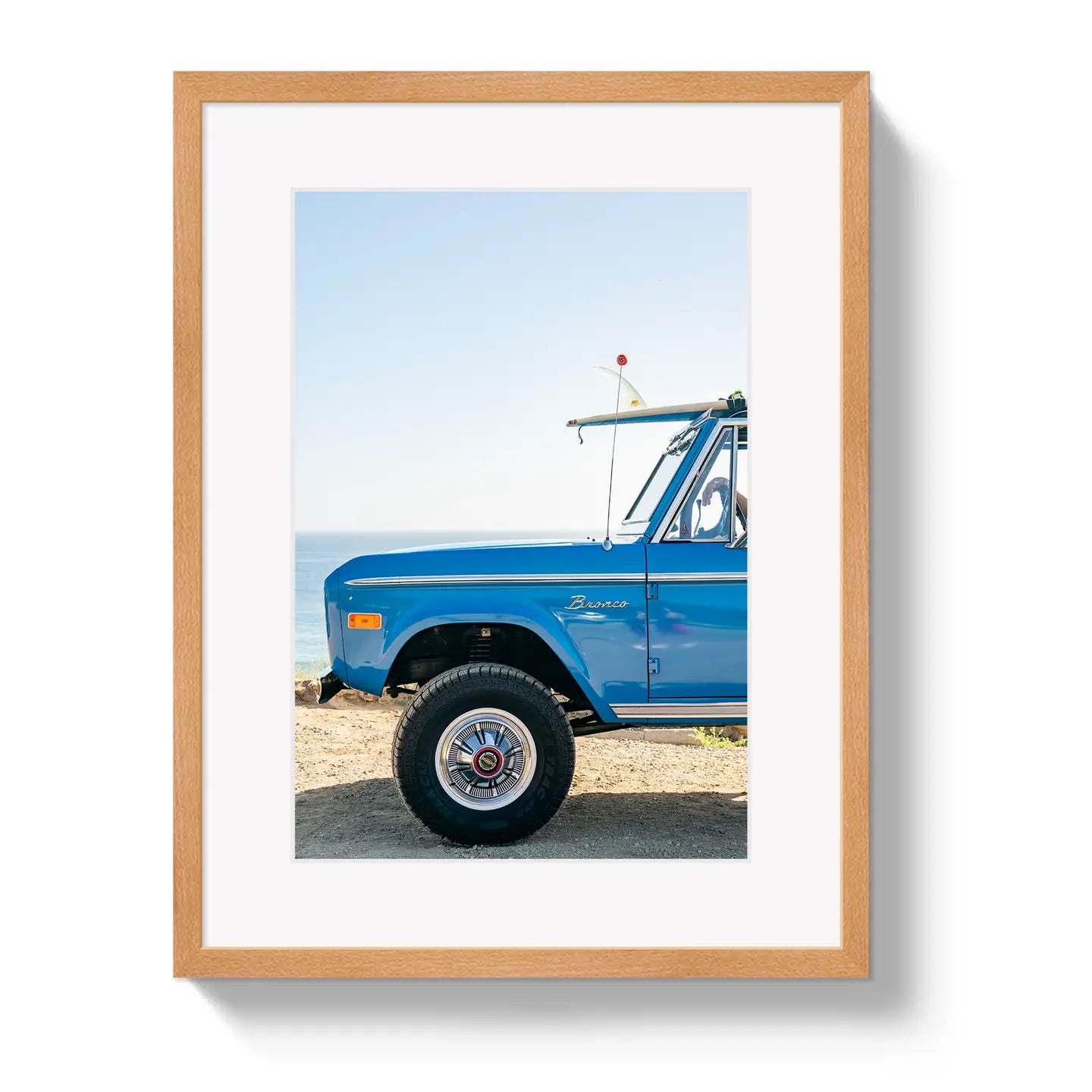 Surf Brono Framed Print