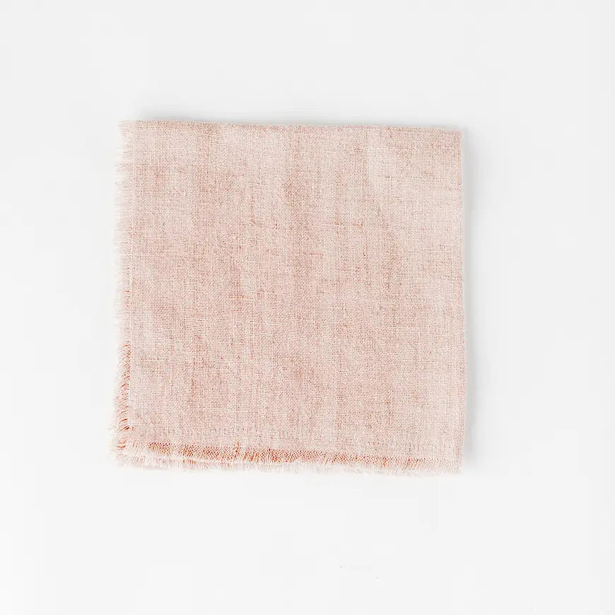 Stone Washed Linen Cocktail Napkins