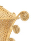 Curved Rattan Hanging Lampshade