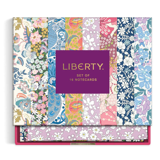 Assorted Liberty Floral Notecard Set