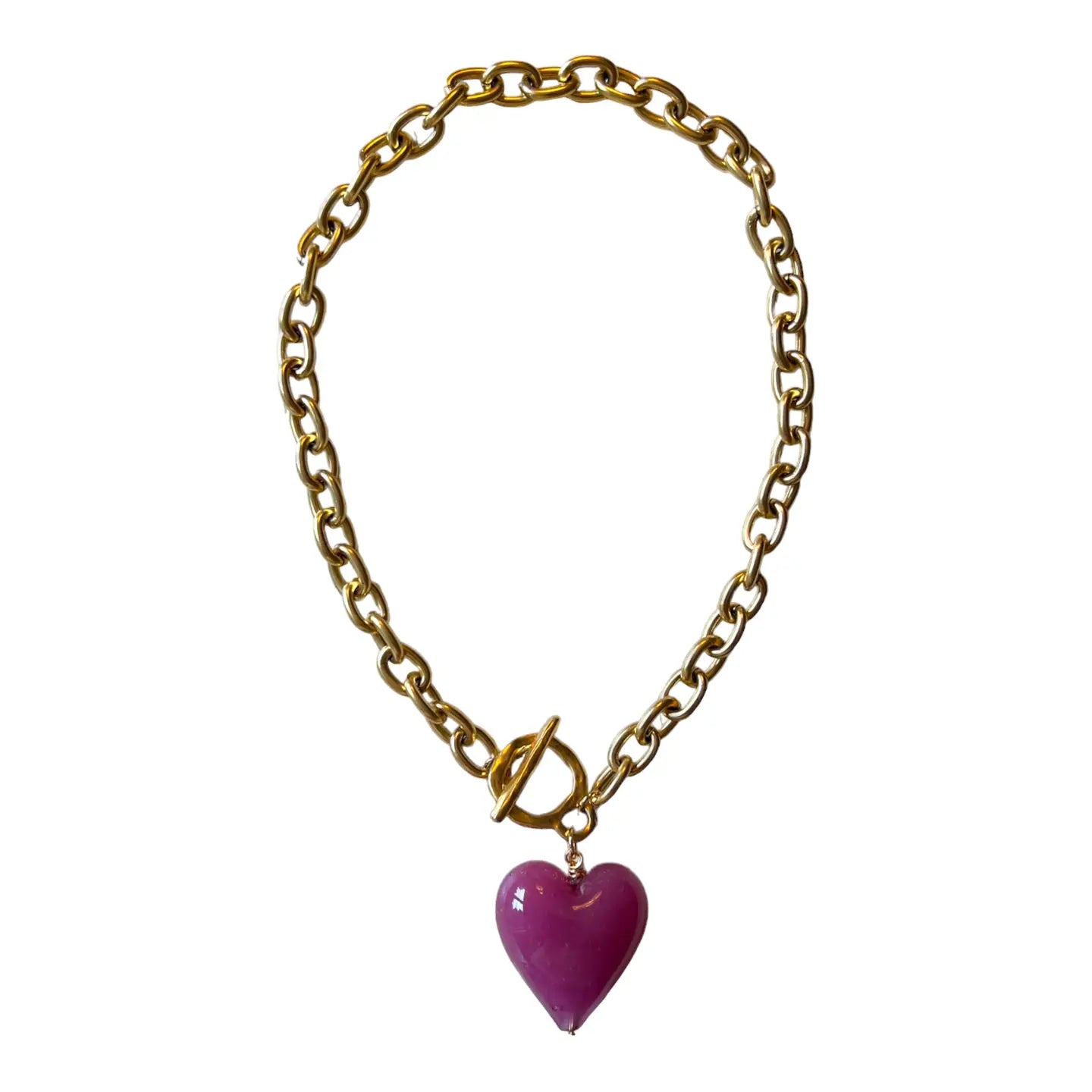 Amore Murano Glass Heart Necklace