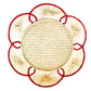Red Handwoven Iraca Charger | Set of 4