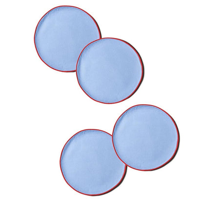 Round Color Block Placemats | Set of 4