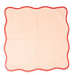 Burnt Red Scalloped Napkin