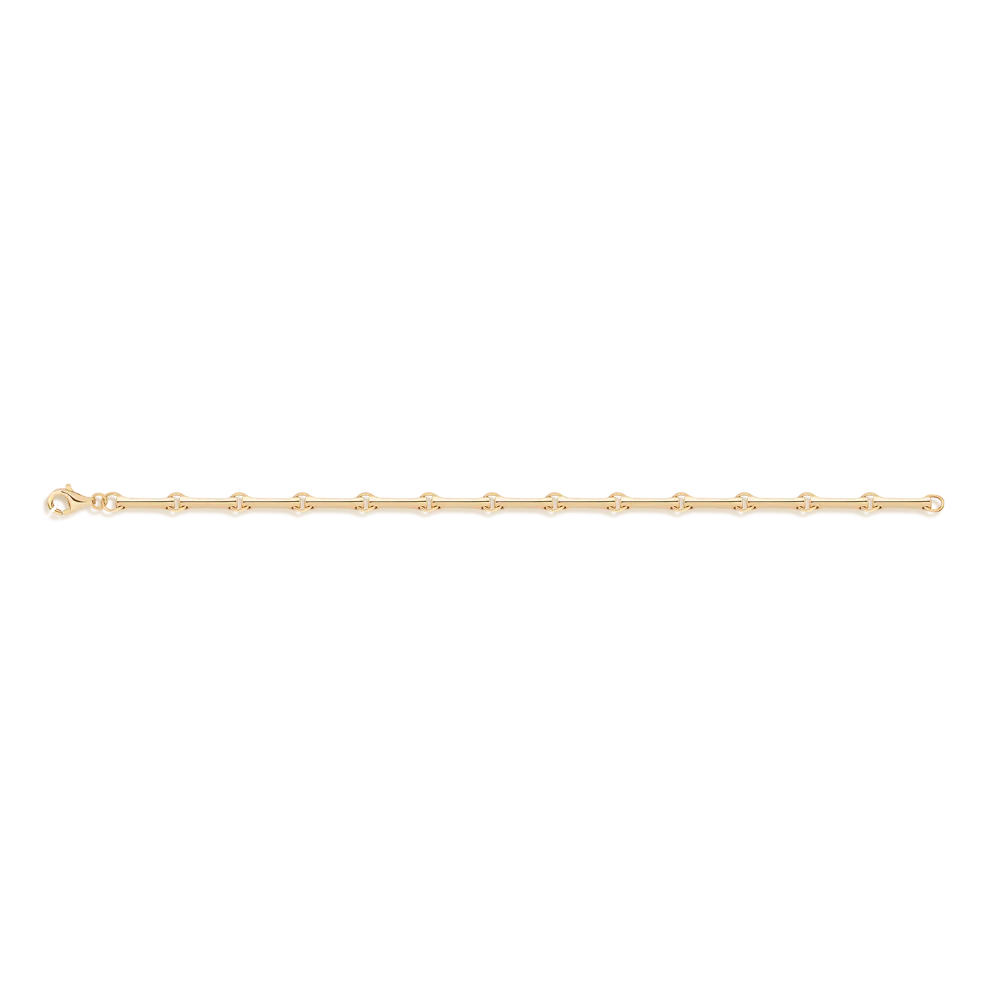 Gold Vermeil Bar Chain Bracelet