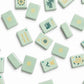 Mint + Sea Tradewind Mahjong Tile Set