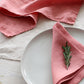 Dusty Rose Linen Napkins (Set of 4)