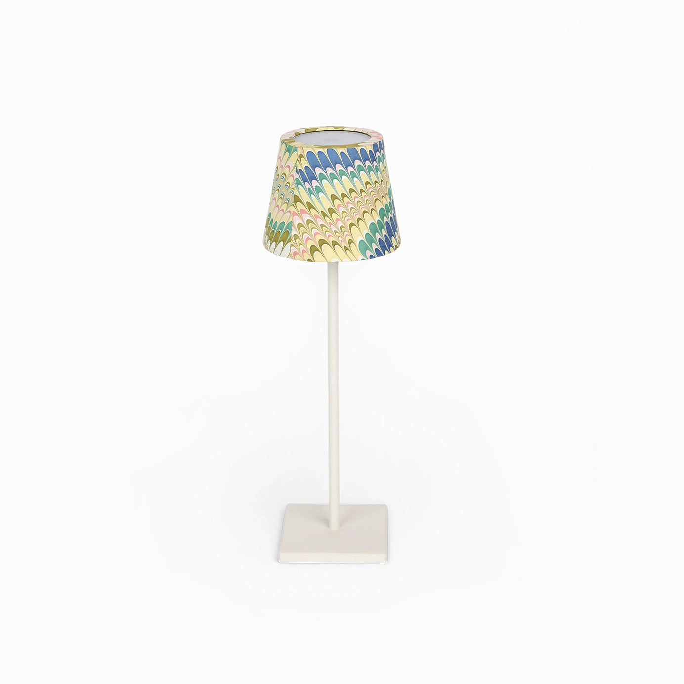Moss Mountain Hand Marbled Lampshade Cover