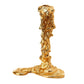 Gold Drip Candle Holder