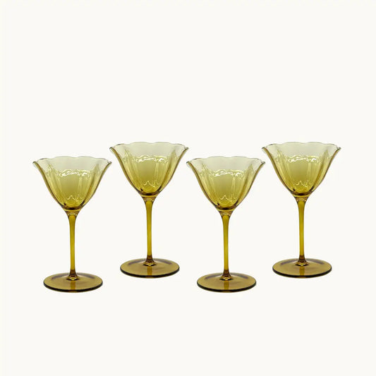 Amber Wine Glass | Set of 4