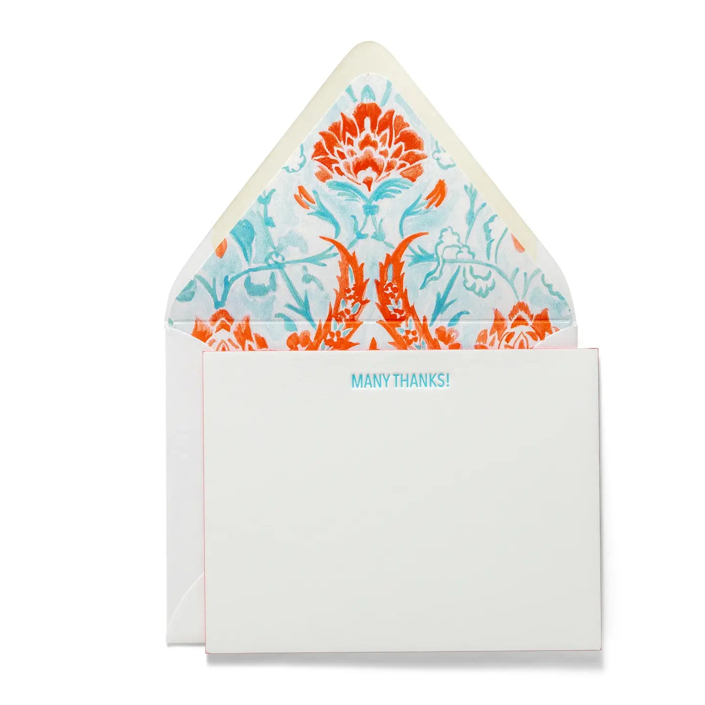 Many Thanks Letterpress Stationery