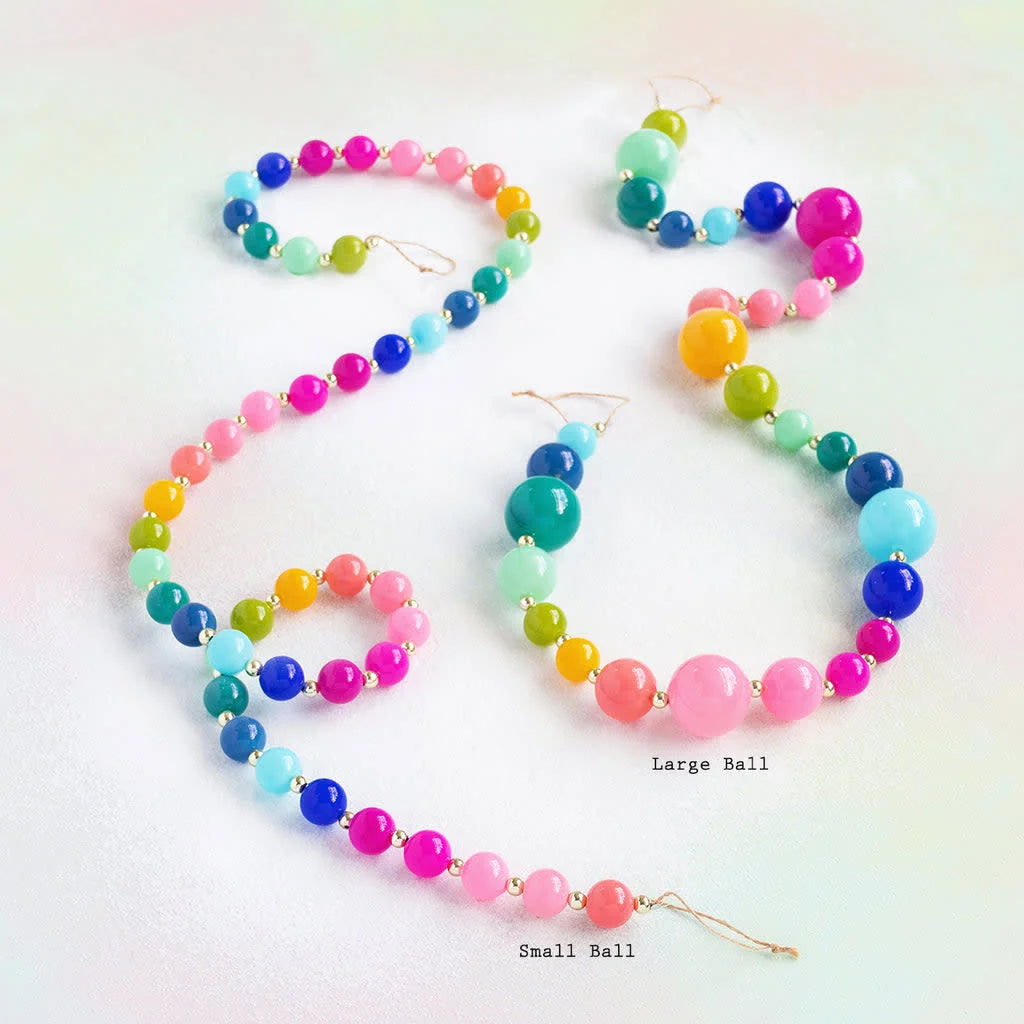 Rainbow Sugar Plum Garland