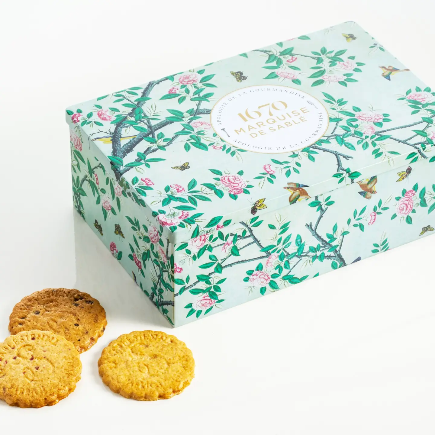 Dans Un Jardin Assorted Shortbread Cookie Tin