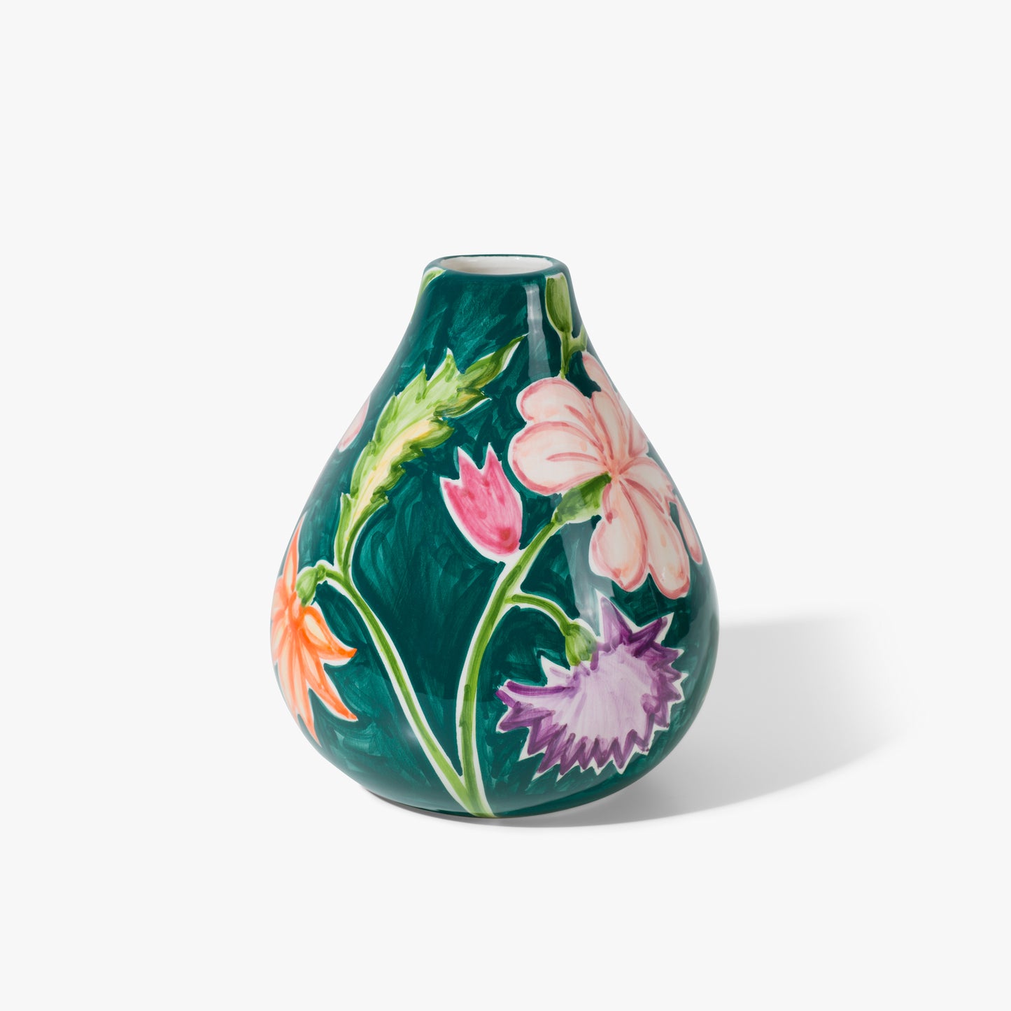 Winter Floral Drop It Like It's Hot Vase
