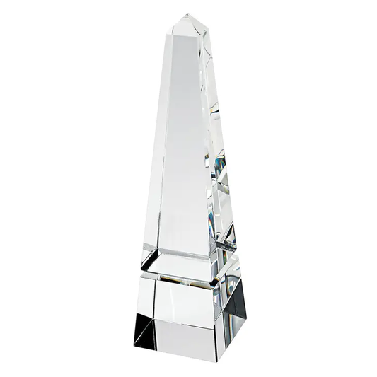 Elegant Hand Crafted Crystal Obelisk