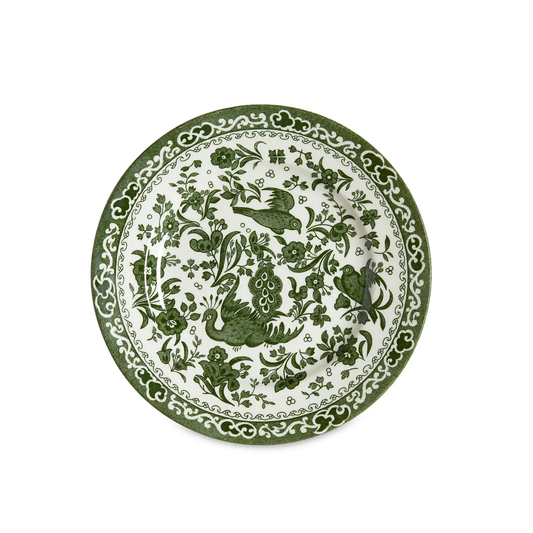 Green Regal Peacock Salad Plate