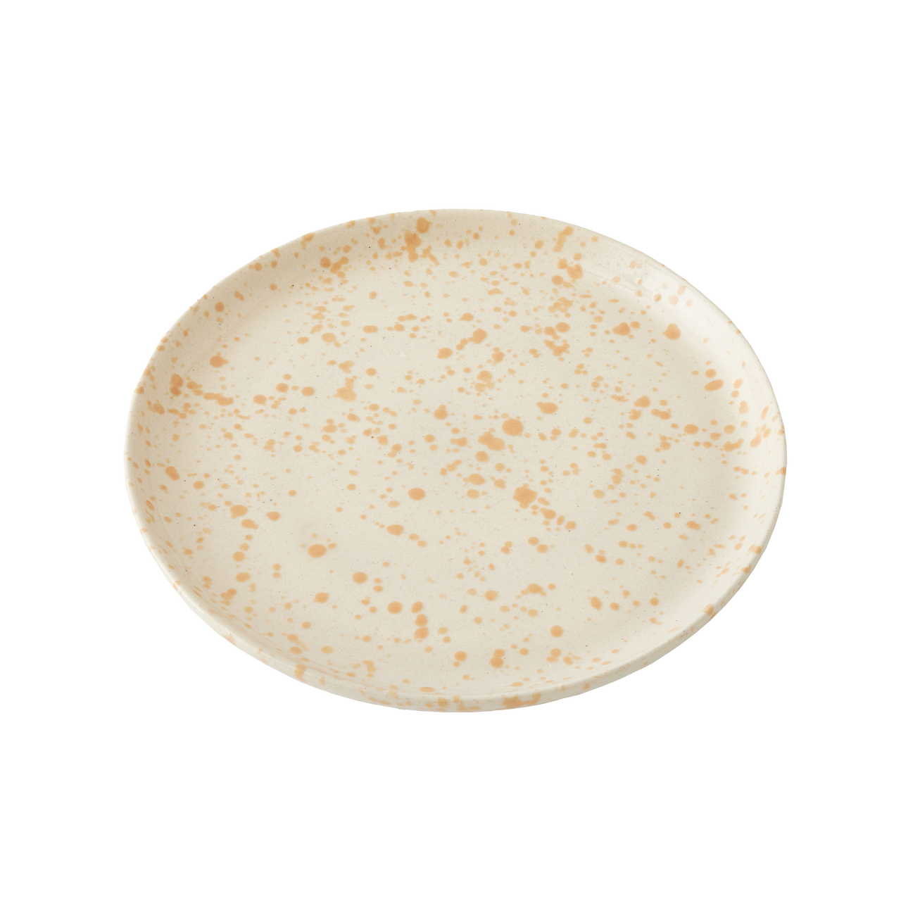 Latte Splatterware Plate