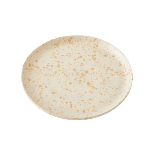 Latte Splatterware Plate