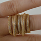 Gold Grande Twisted Ring
