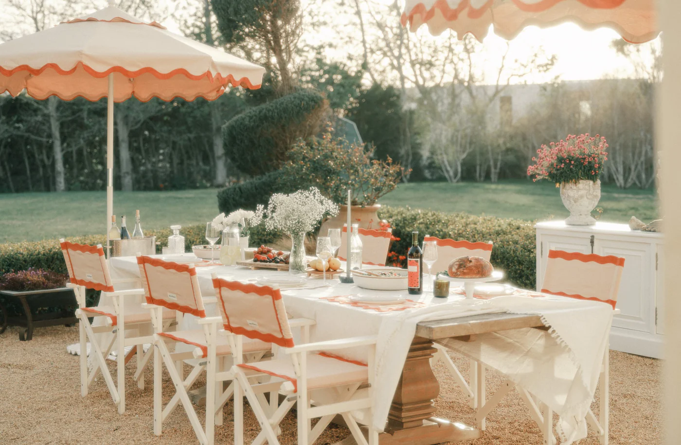 Antique White Tablecloth