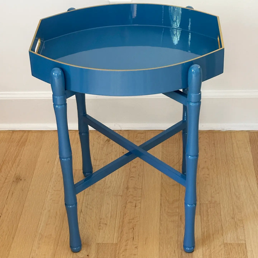 Cadet Ellipse Lacquer Tray Table