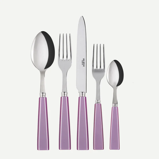 Lilac Icone Flatware | 5 Piece Set