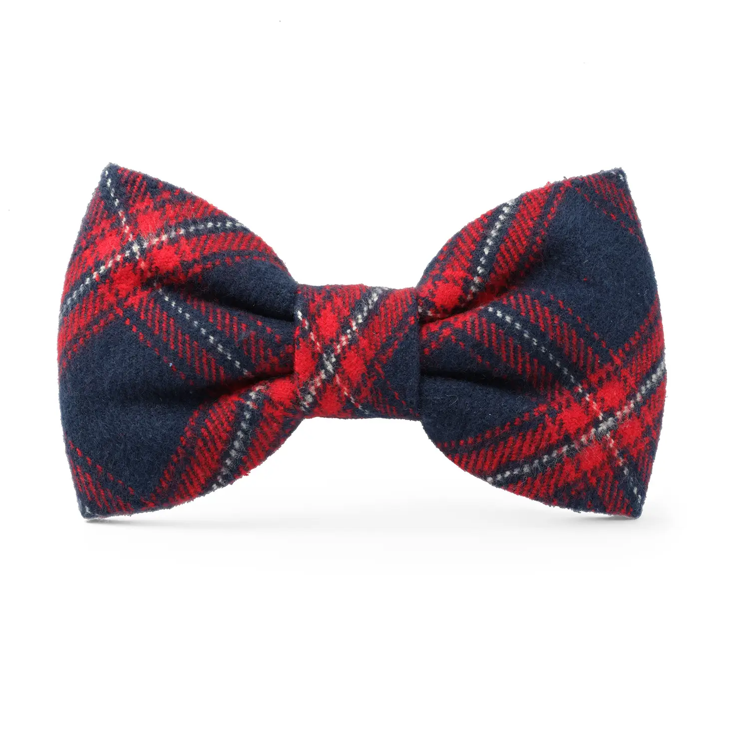 Kingston Plaid Flannel Dog Bow Tie