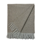 Melange Grey Wool Blanket