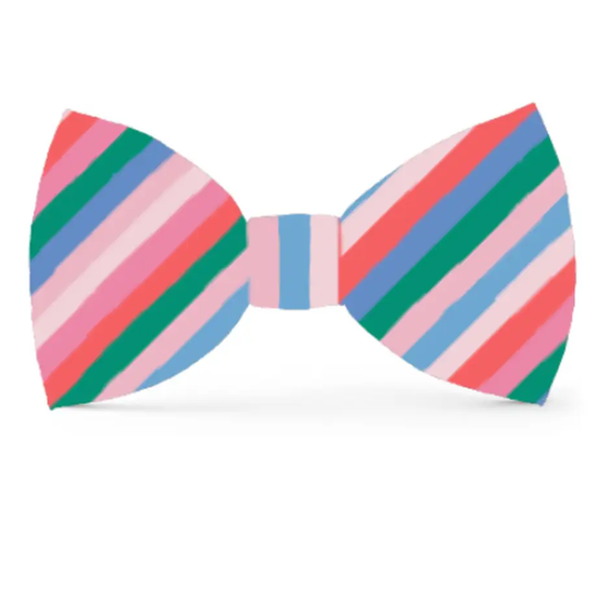 Festive Stripe Bow Tie