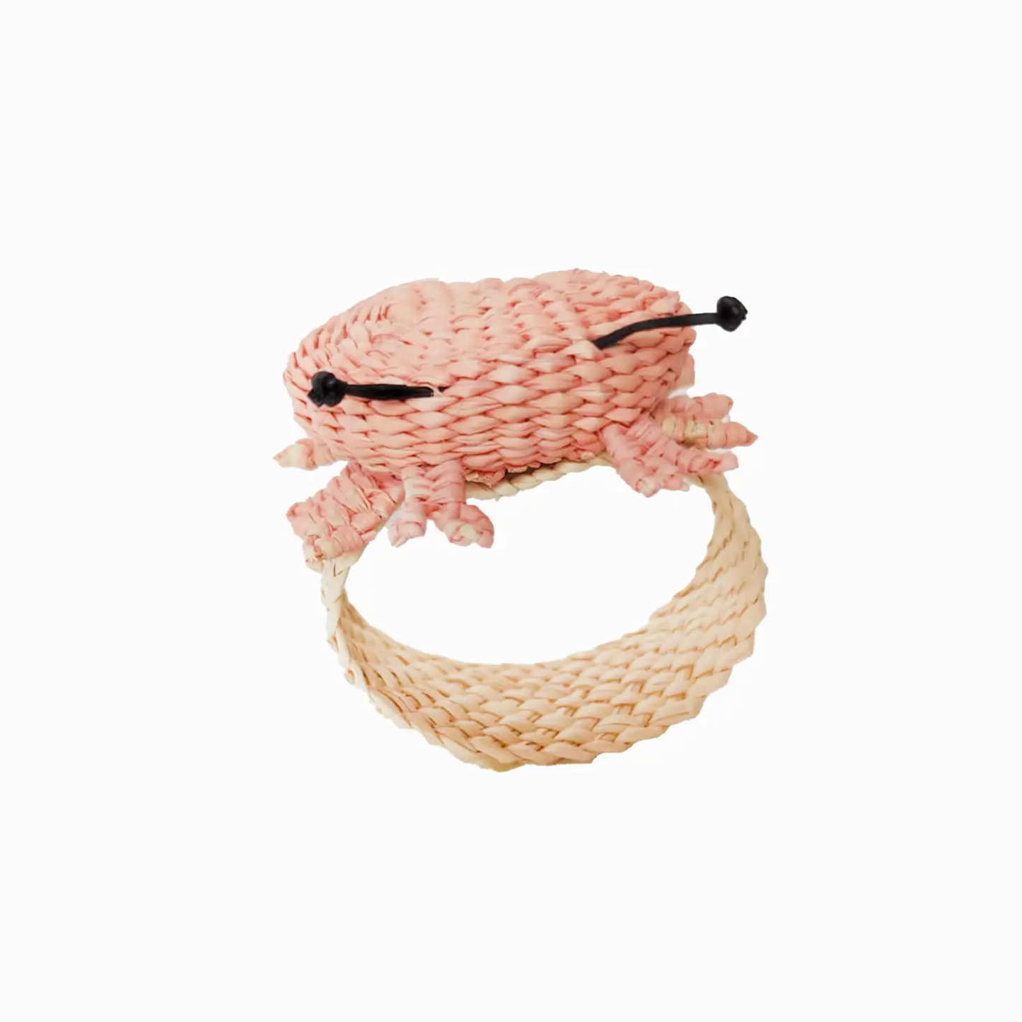 Pink Crabby Napkin Ring