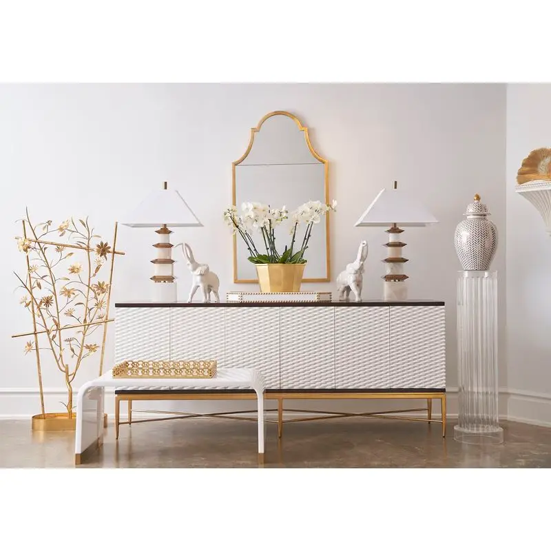 Glitz Metallic Gold Ice Bucket