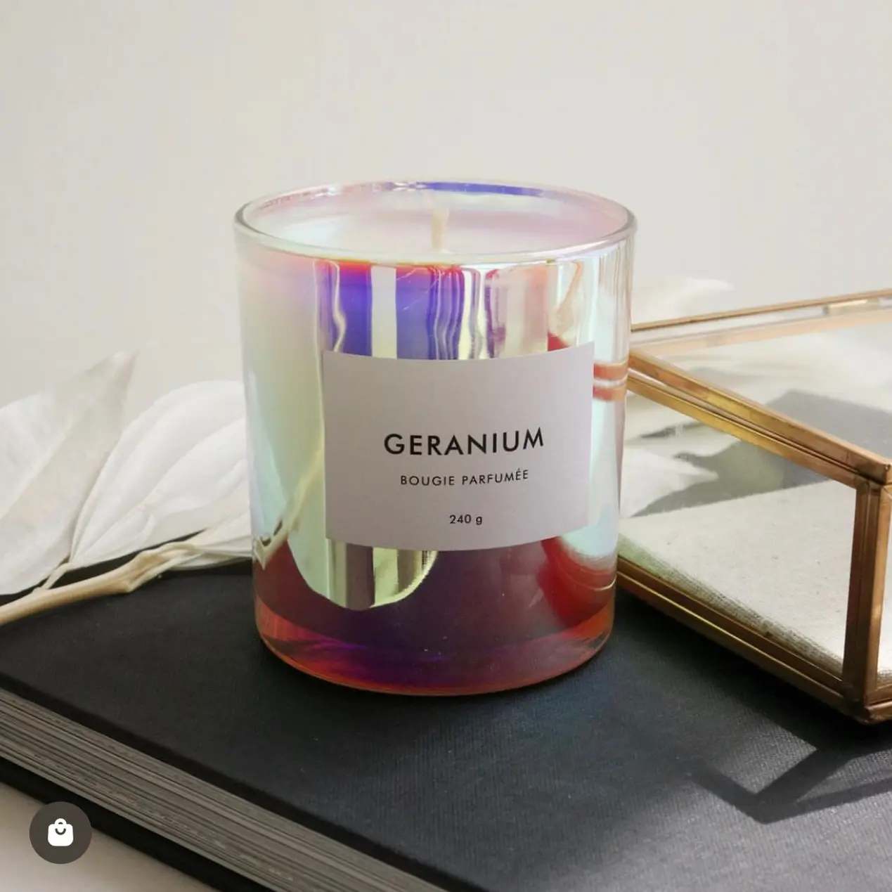 Geranium Scented Candle