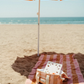 Sand + Pink Holiday Beach Towel