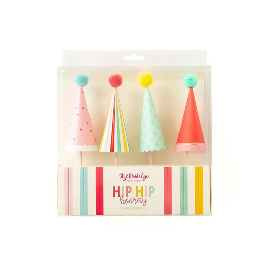 Party Hat Cake Toppers