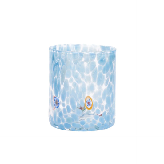 Azzurro Straight Murano Tumbler | Set of 2